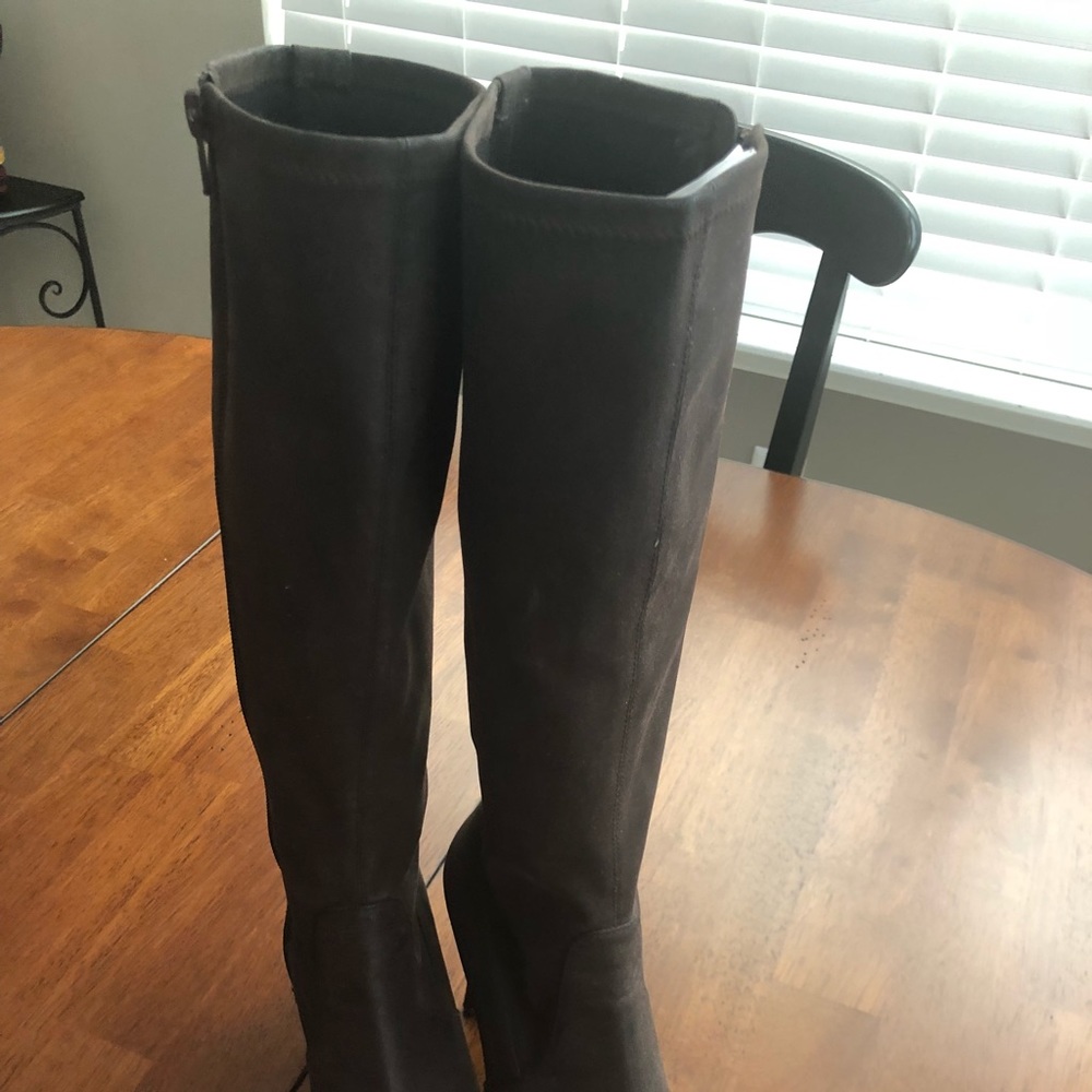 Brown Suede Boots